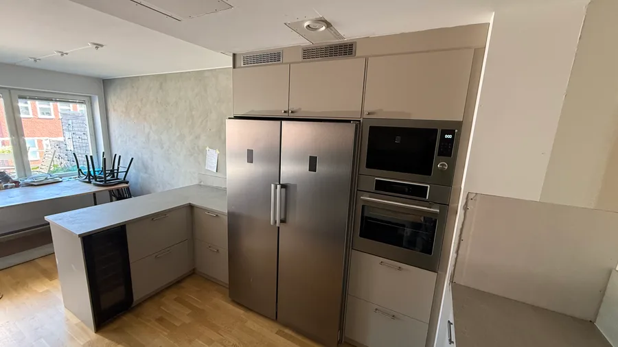 Köksarbete under renovering